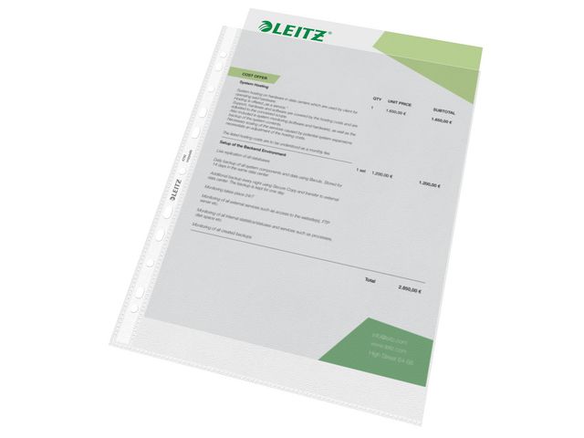 Plastficka LEITZ PP 0,07 A4