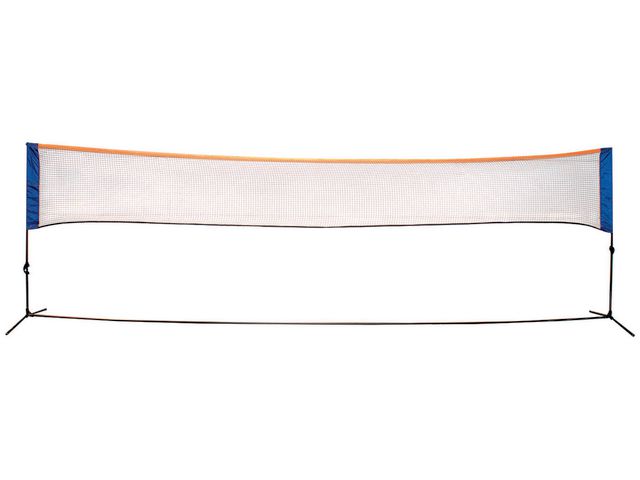 Badmintonnät portabelt, 5 x 1,55 m