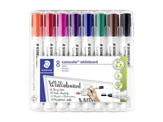 Whiteboardpenna LUMOCOLOR 351 rund 8/fp
