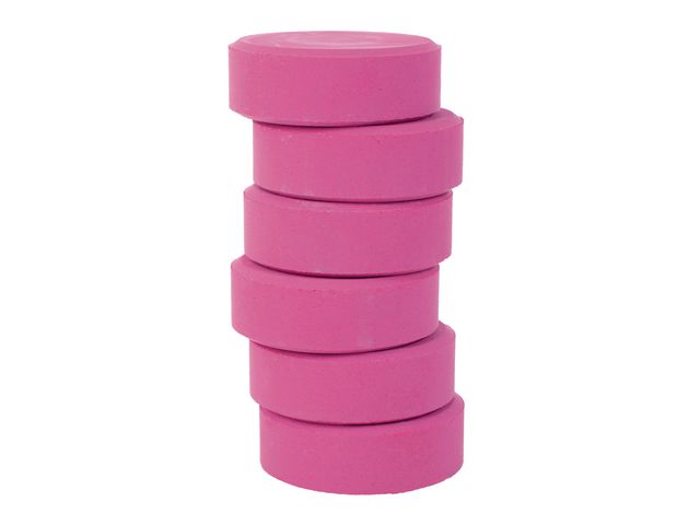 Färgpuckar 57mm, rosa 6/fp