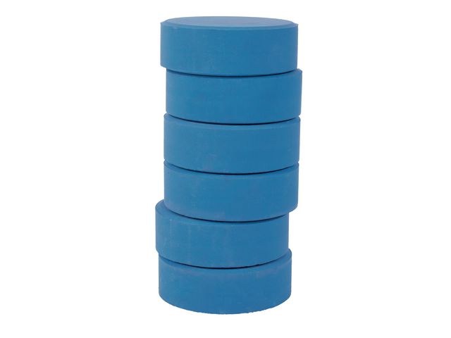 Färgpuckar 57mm, blå 6/fp