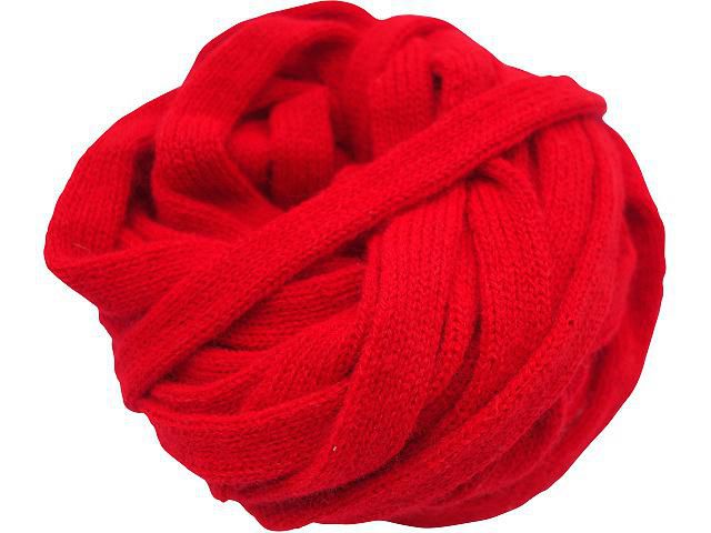 Tubstickat tyg 1,5cmx10m röd