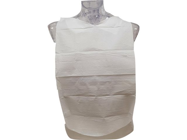 Haklapp BIO med tejp vit 100/fp