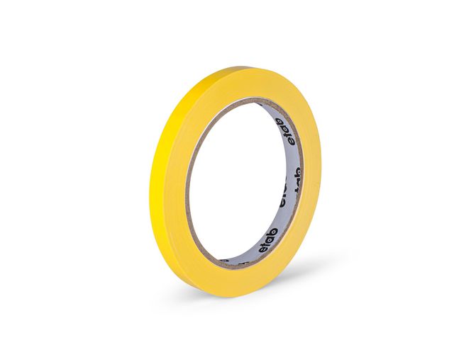 Tejp märk PVC 9mmx66m gul