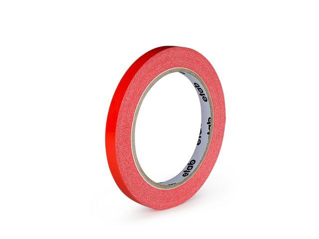 Tejp märk PVC 9mmx66m röd