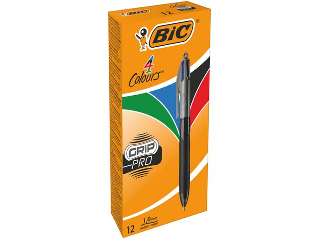 Kulpenna BIC 4 Colours Grip Pro 1mm