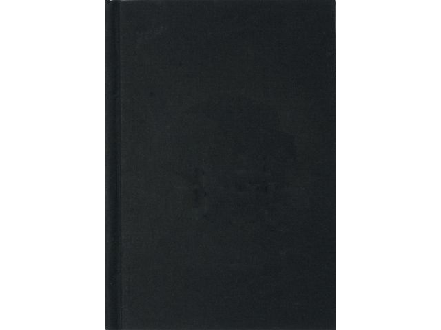 Anteckningsbok linnetextil linj A5 svart