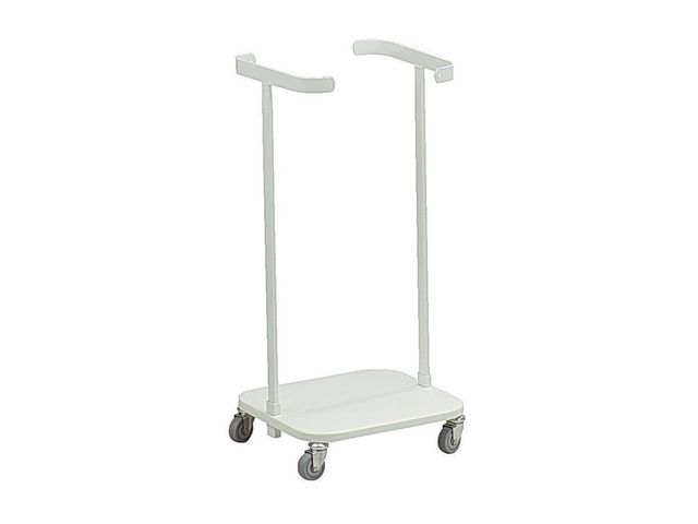 Säckvagn enkel 4 hjul 60L vit