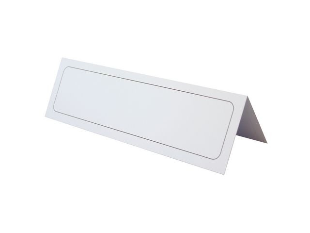 Bordsskylt DURABLE 61x210mm vit 100/fp