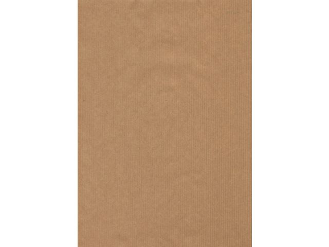 Presentpapper 57cmx10m ribbat brun