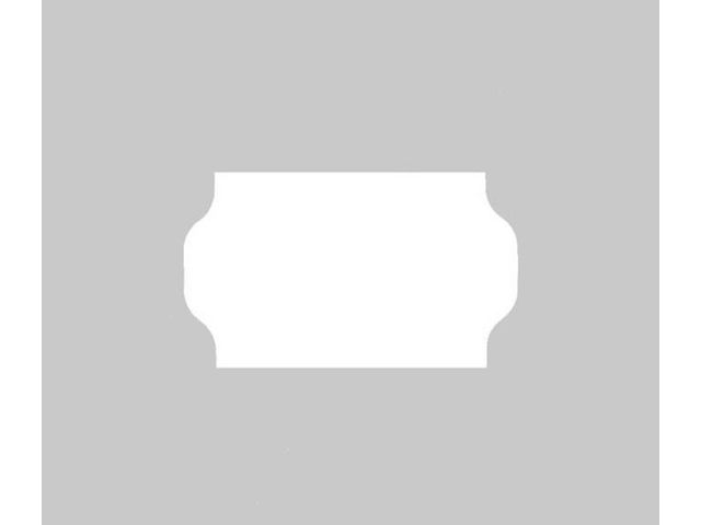 Prisetikett 32x19mm G2 vit 5000/fp