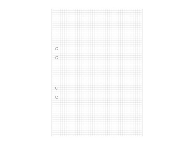 Lösblad A4 rutat 5x5mm hålat 500/fp