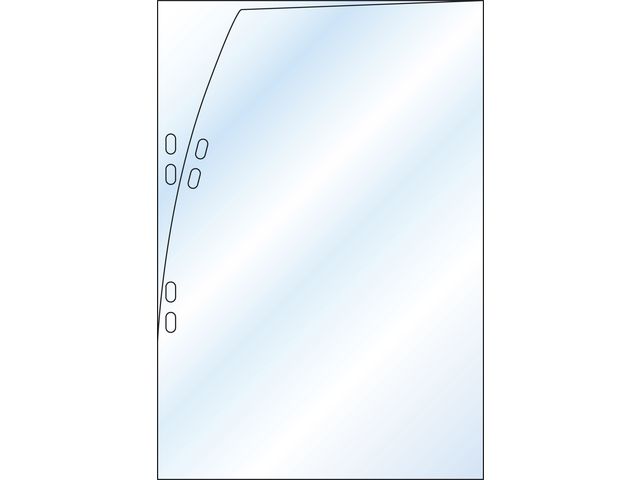 Plastficka i rent A4-format 0,08mm