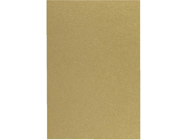 Dekorationskartong 46x64cm guld 5/fp