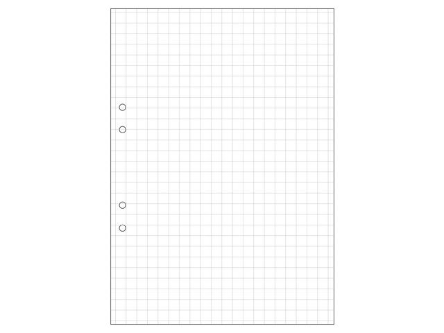 Lösblad A4 rutat 10x10mm hålat 500/fp