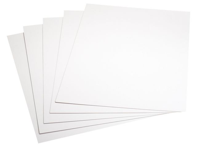 Screenkartong 72x102cm 770g vit