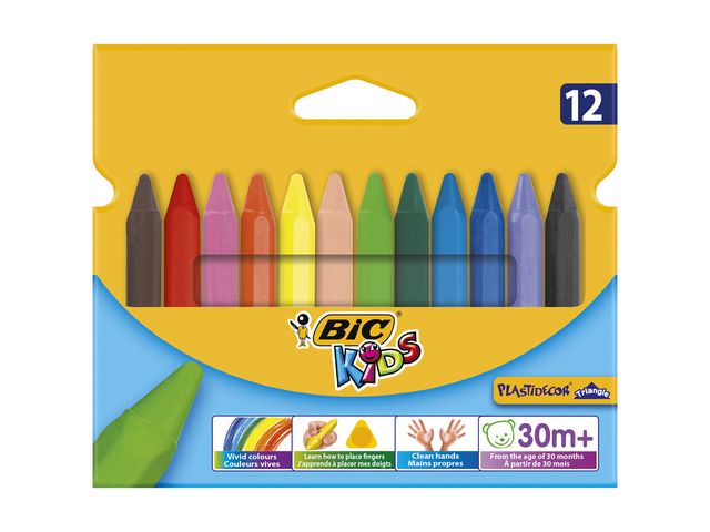 Plastkritor Bic Plastidecor 12/fp