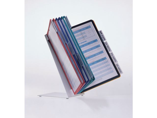 Bordsställ VARIO A4 10 ramar sort.fär