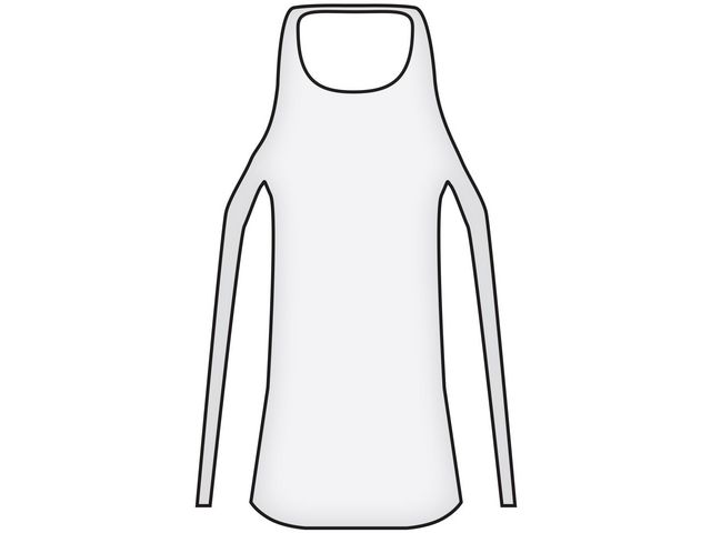 Förkläde 800x1250mm påse transp 100/fp