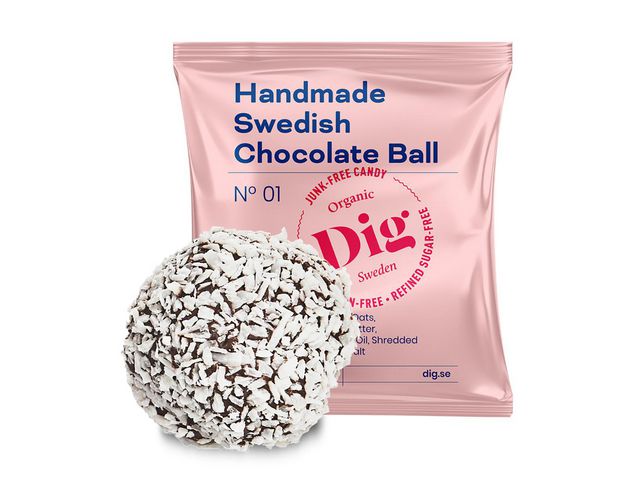 Chokladboll GET RAW DIG Organic 25g