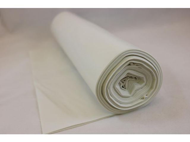 Papperskorgspåse LDPE 40L 30my vit 50/rl