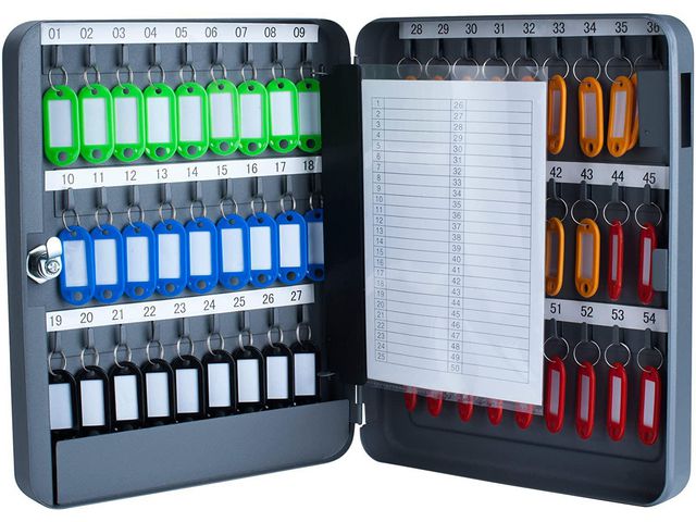 Nyckelskåp PAVO 54 nycklar grå