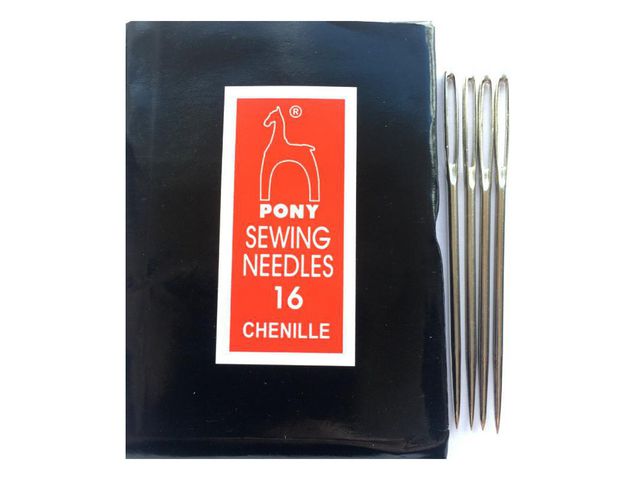 Chenillenål nr 16 med udd 25/fp