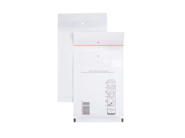 Bubbelpåse 11 100x165mm vit 200/fp