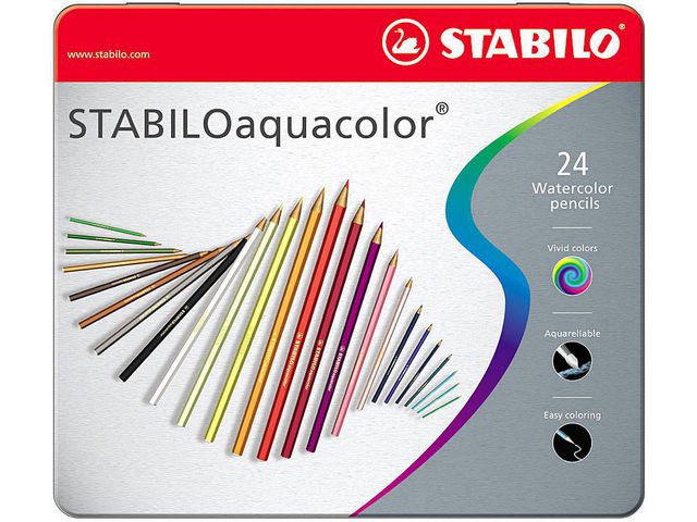 Akvarellpenna STABILO 24/fp