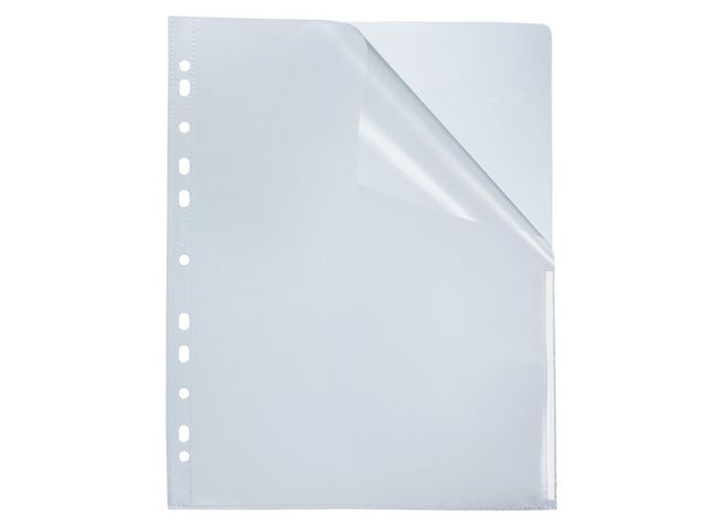 Plastficka sig BANTEX A4 0,12 vit 100/fp