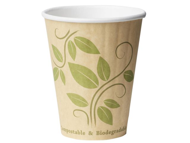 Pappersbägare DUNI 24cl Löv 40/fp