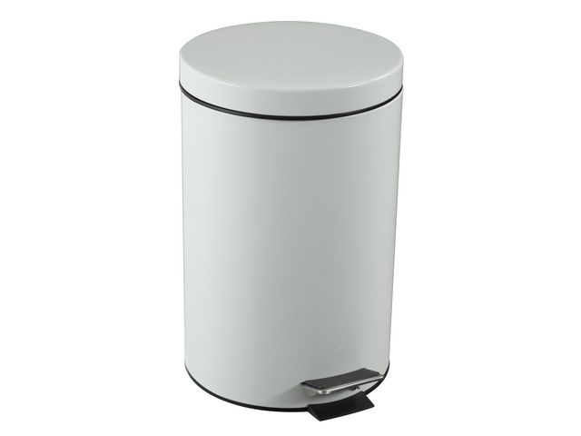 Papperskorg CEP Rossignol pedal 14L vit