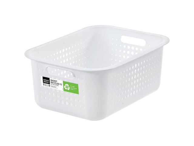 Förvaringskorg SmartStore vit 8L