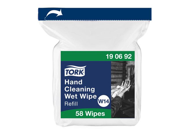 Våtservett TORK Refill PreW14 hand 58/fp