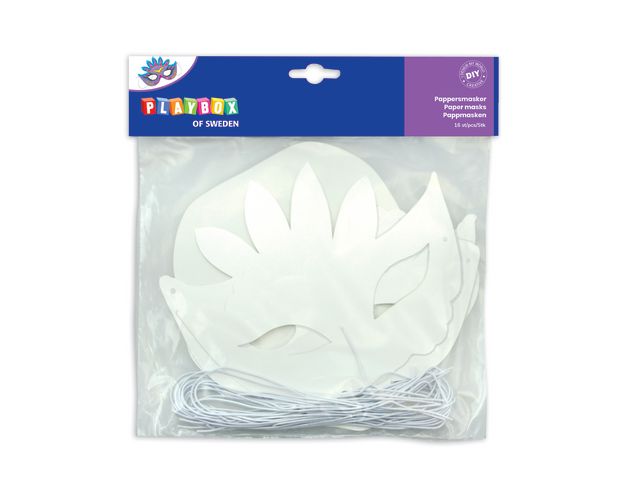 Pappersmasker blandade former 16/fp