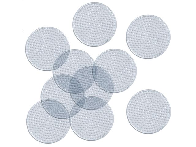 Pärlplatta liten rund 8,5cm diam 10/fp