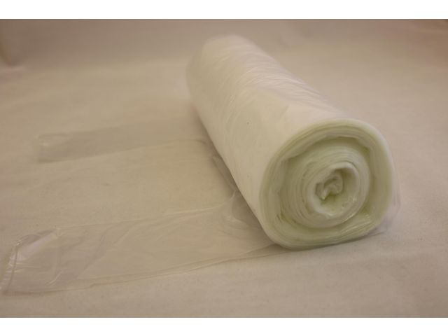 Plastsäck knyt 30L 17my transp 100/rl