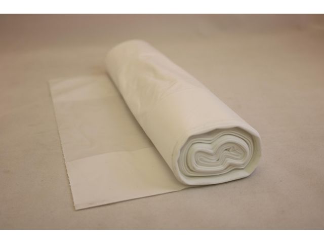 Papperskorgspåse LD 30L 35my vit 25/rl