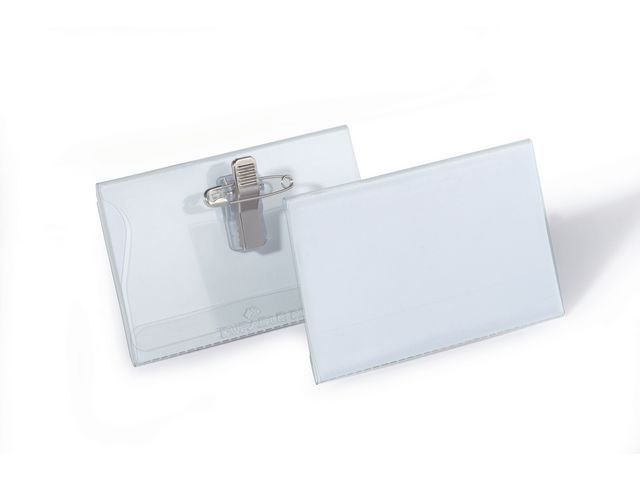 Namnskylt 54x90 med nål/klämma 50/fp
