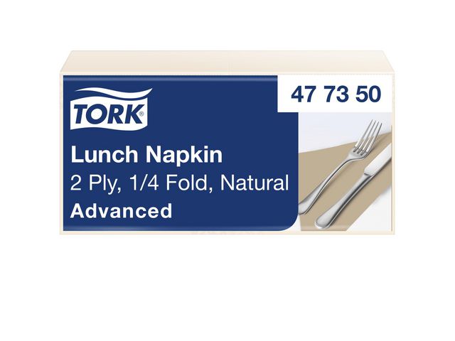 Servett TORK Adv 2-lags 33x32,5cm 200/fp