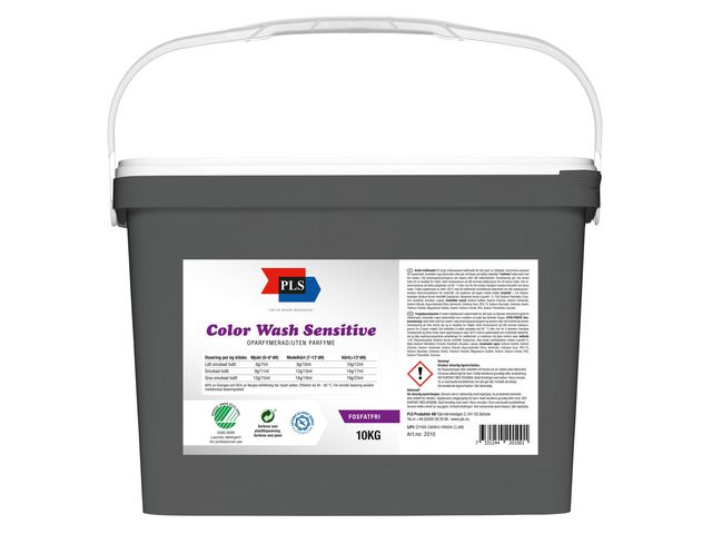 Tvättmedel PLS Color Wash Sensitive 10kg
