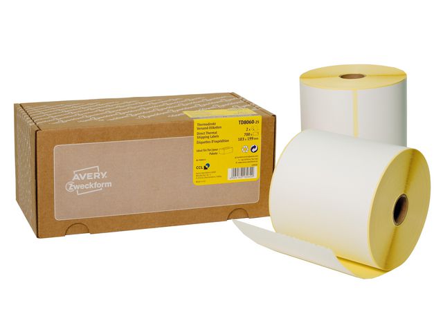 Etikett AVERY 103x199mm 700/rl