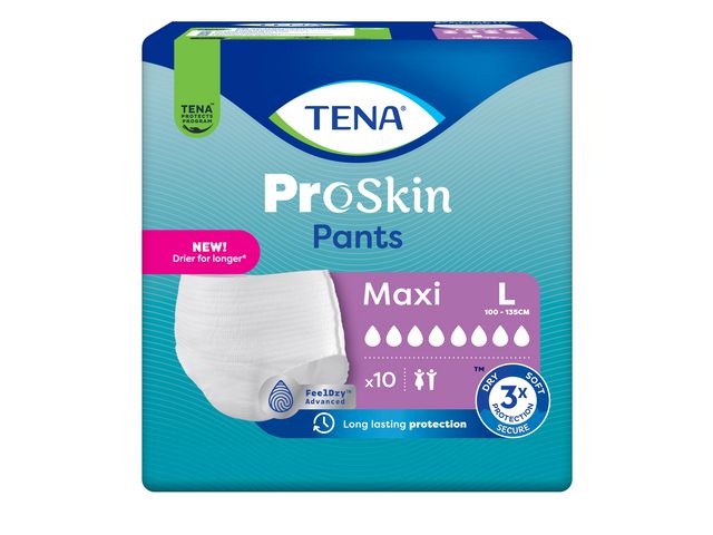 Inkoskydd TENA Pants Maxi L 10/fp