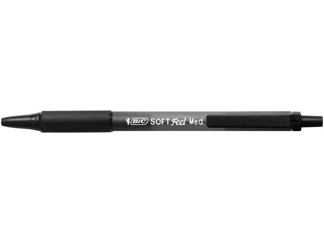 Kulpenna BIC Soft Feel Clic 1,0 svart