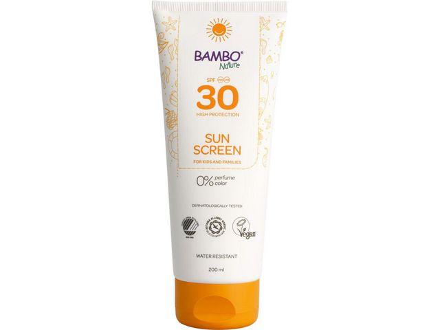 Solskyddskräm BAMBO SPF30 200ml