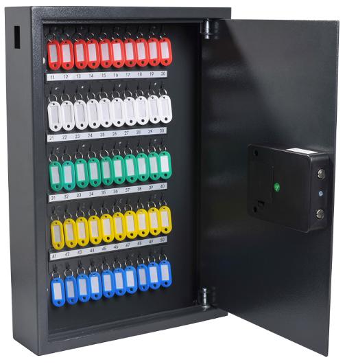 Nyckelskåp PAVO Security 50 nycklar grå