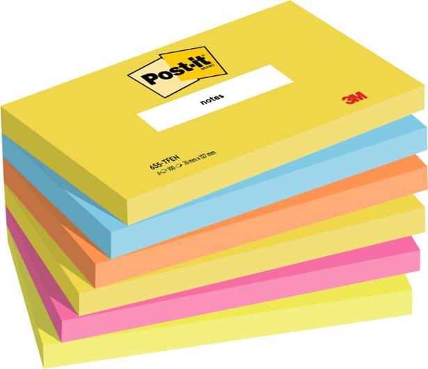 Notes POST-IT Energetic 76x127mm