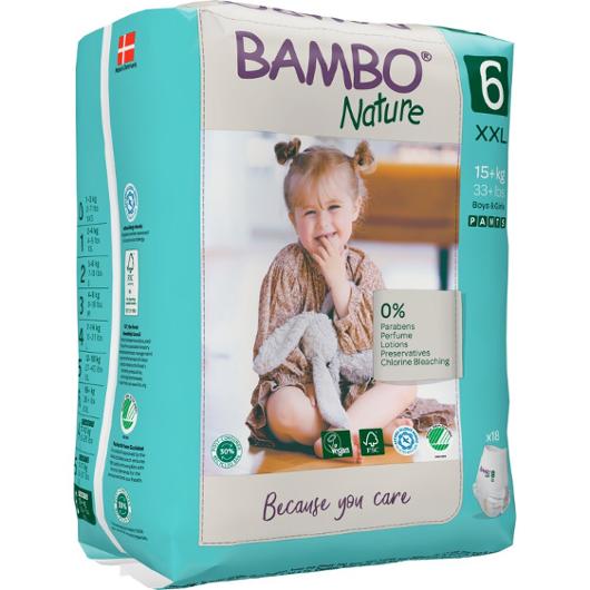 Blöja BAMBO Nature Pant S6 15+kg 18/fp