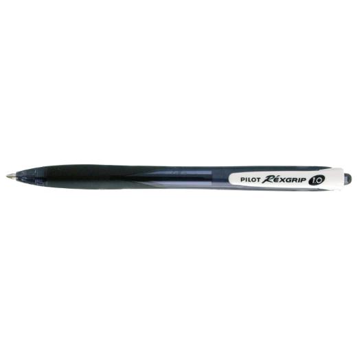 Kulpenna PILOT RexGrip medium 1,0 svart