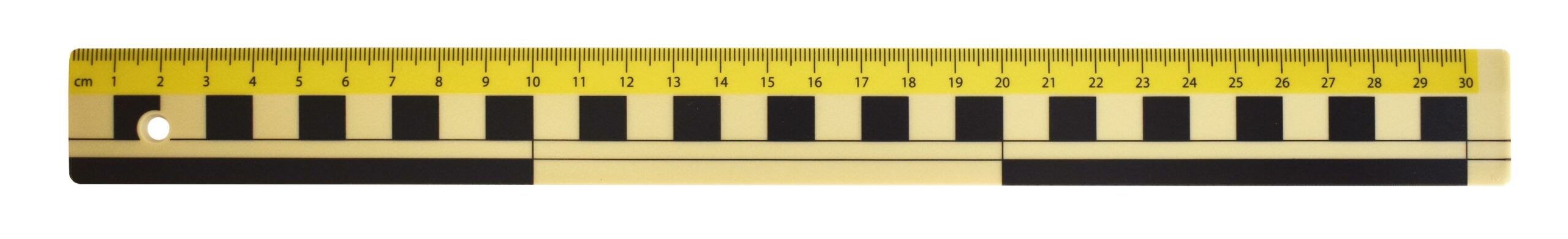 Linjal 30cm dm/cm/mm-grader plast 10/fp